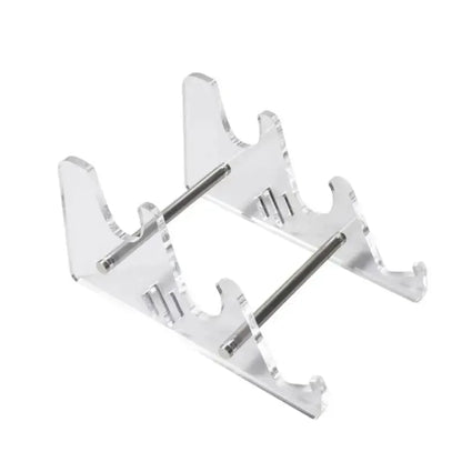 Transparent Acrylic Mechanical Keyboard Display Stand – Clear Keyboard Holder Rack & Riser Tray for Computer Gaming & Office Setup