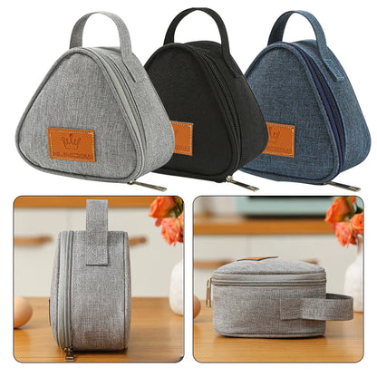 New Triangular Insulation Bag: Mini Aluminum Foil Student Rice Ball Bag - Cute Portable Lunch Box for Outdoor Lunches