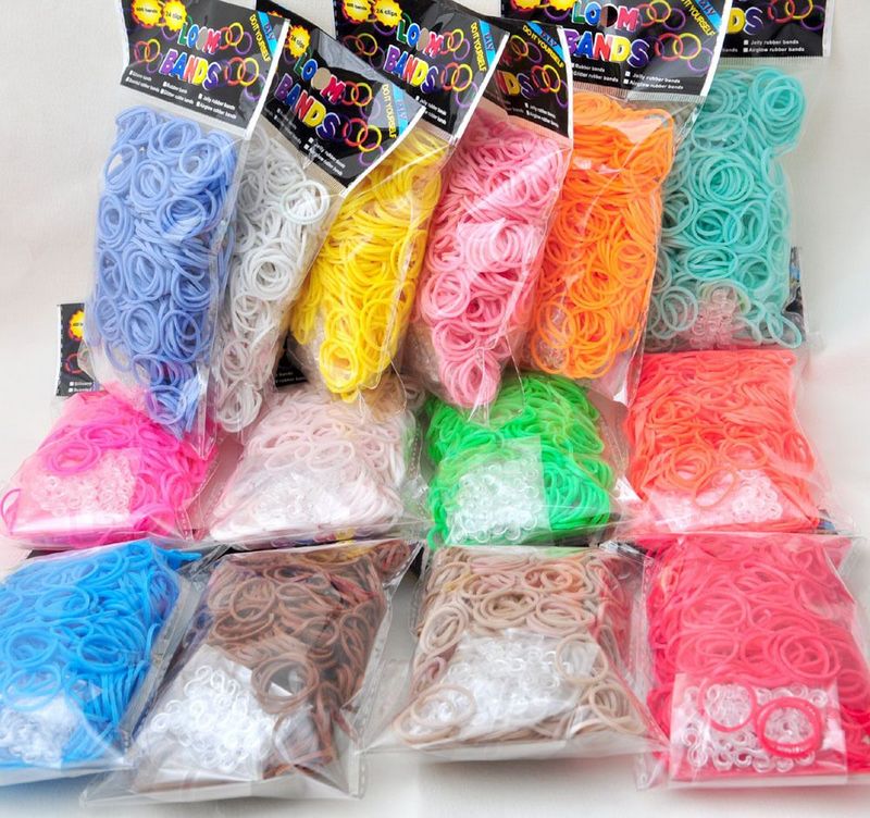 Rainbow Rubber Band Bracelet Kit – DIY Woven Lace Craft Toy for Girls, Hair Accessories & Handmade Gift