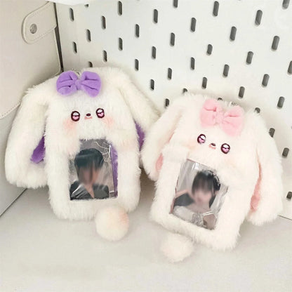 Cute Plush Photocard Holder – Cartoon ID & Credit Card Protector Wallet Case for Collectible Cards and Band Cards