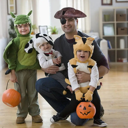 Brown Faux Leather Triangle Pirate Hat – Adult Cosplay Costume Accessory