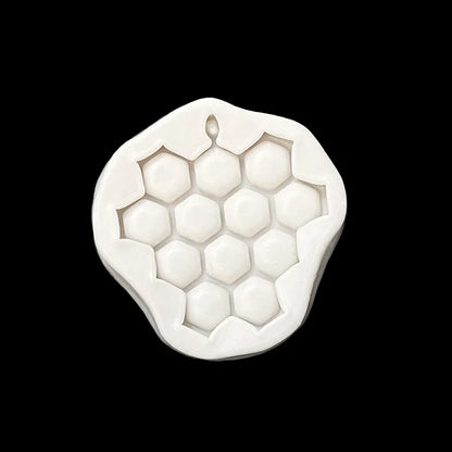 Honeycomb Bee Silicone Mold – Sugarcraft, Chocolate, Fondant & Cake Decorating Baking Tool