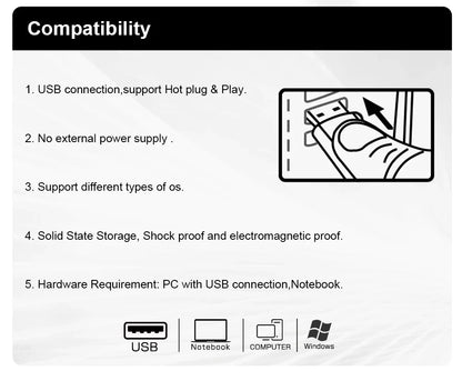 64GB Metal Key-Shaped USB Flash Drive – High-Speed U Disk, Real Capacity Storage (Black/Silver)