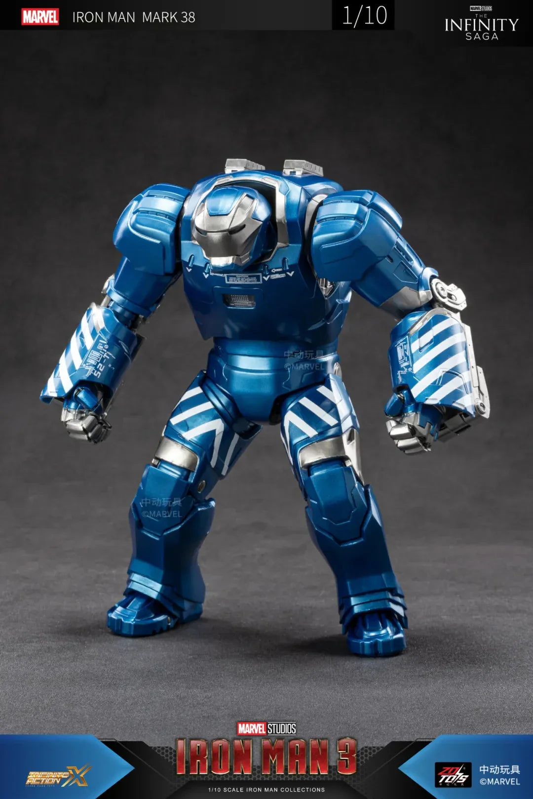 ZDTDS Iron Man & War Machine Legends Action Figures – MK37 Hammerhead, MK12, MK38 Igor, MK9 Iron Patriot Collectible Toy