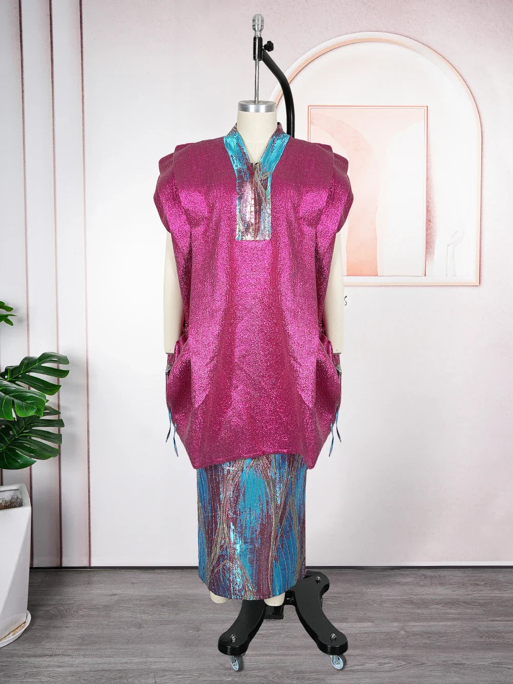 African Women's 2-Piece Outfits - Dashiki Ankara Tops & Skirts for Wedding, Party & Plus Size Fashion