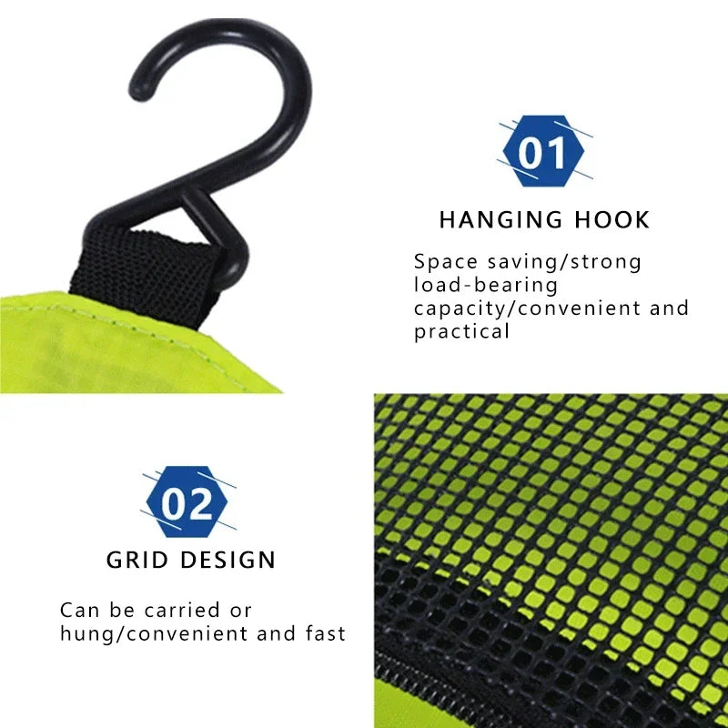 Hanging Waterproof Toiletry Bag – Large Travel Cosmetic & Makeup Organizer for Men & Women