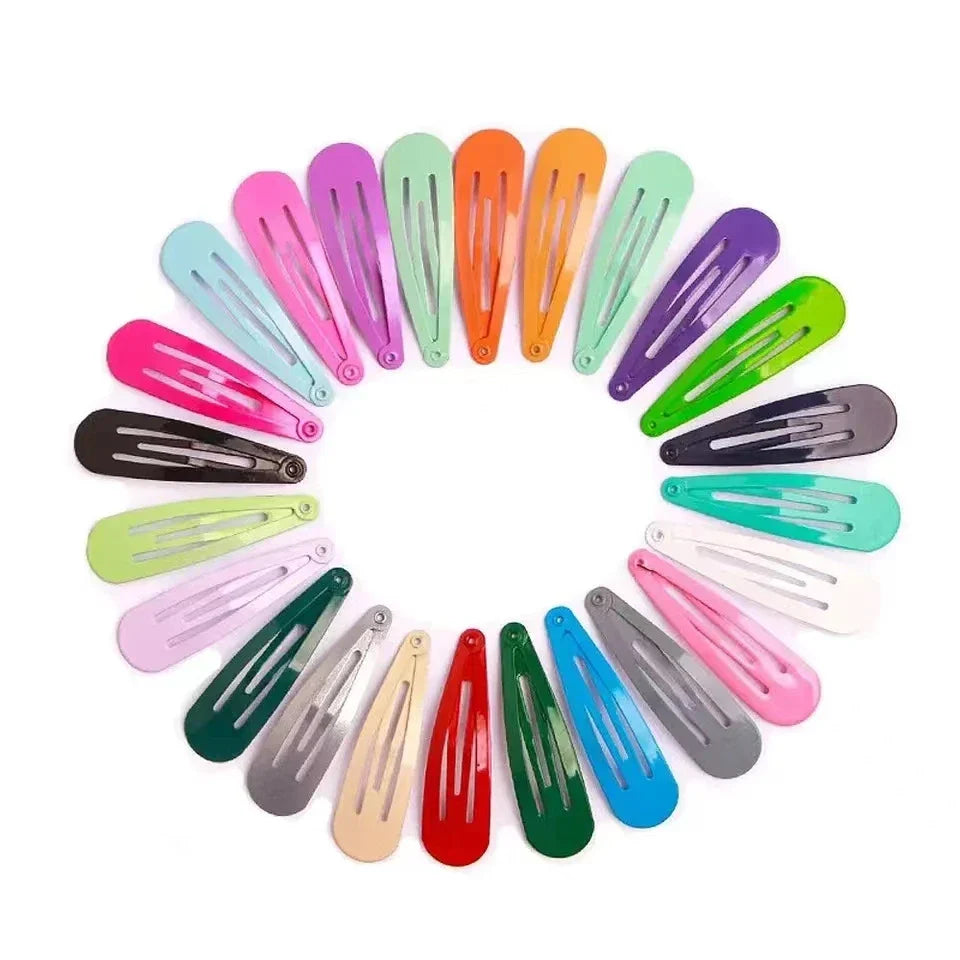 40PCS Girls Candy Color Drip Hair Clips – Korean Princess Barrettes & Hairpins, Kids Hair Accessories