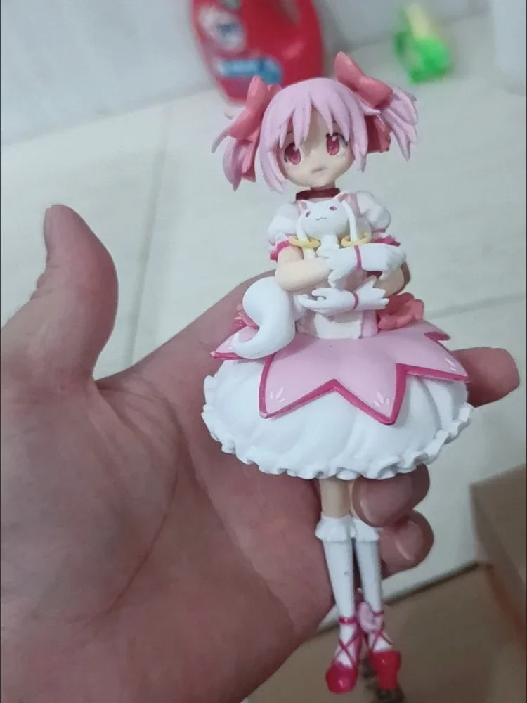 18cm Puella Magi Madoka Magica Kaname Madoka Action Figure – Magical Girl Model Doll for Christmas Gift & Decoration