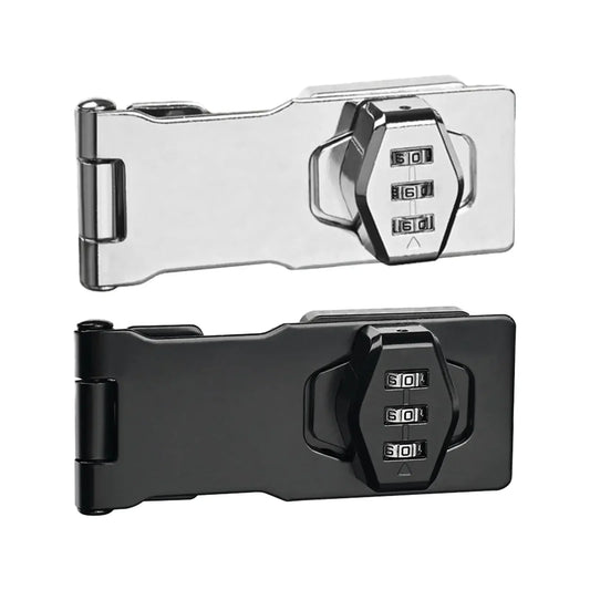 Keyless Mechanical Password Lock - Rotary Hasp Lock for Household, Garden, Interior, Mailbox, Bathroom, and Pet Doors