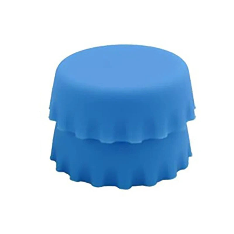 2/6/12pcs Silicone Beer Bottle Caps – Preservative Covers for Wine, Vinegar, Soy, and Cocktail Bottles