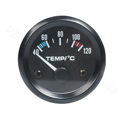 12V Car Gauge 52mm - Water Temperature, Oil Pressure, Fuel, Voltage & Ammeter Meter