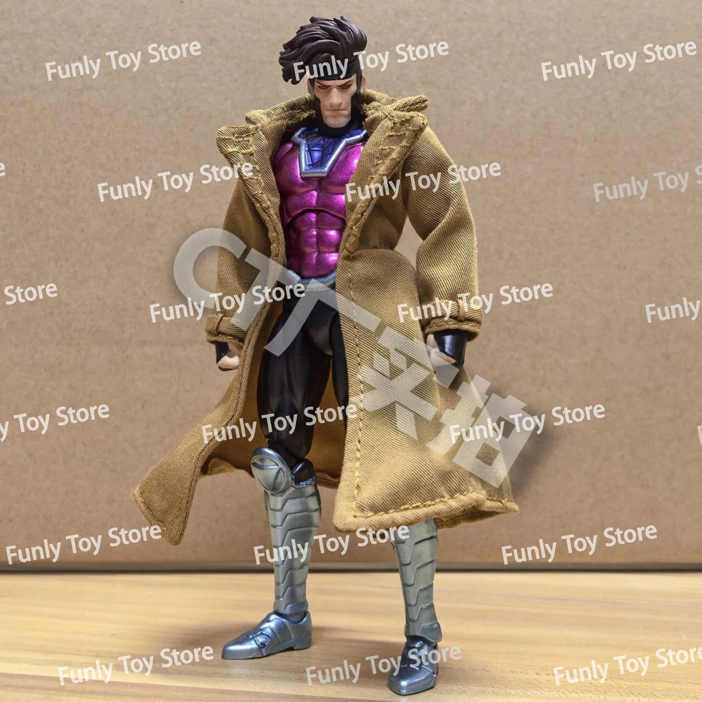 CT Toys Gambit Action Figure — Mafex 131 X-Men Wolverine Anime Collectible Figurine, Model Statue, Custom Gift for Kids