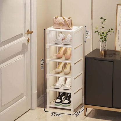 Stackable Shoes Rack Organizer – Multi-Layer Adjustable Shoe Cabinet for Space Saving Home Storage