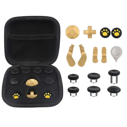 Xbox One Elite Series 2 Controller Accessories Kit – Metal D-Pad, Trigger Paddles & Thumb Stick Grips