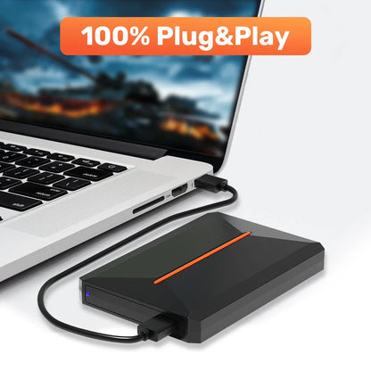 Launchbox 500GB Gaming Hard Drive Emulator for PS4, Switch, GameCube, PS3, PS2, Wii, WiiU with 3700+ 3D & AAA PC Games