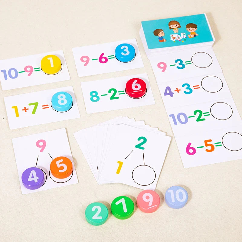 Children's Math Early Education Toy – Number Cognition & Mathematical Operations Learning Aids