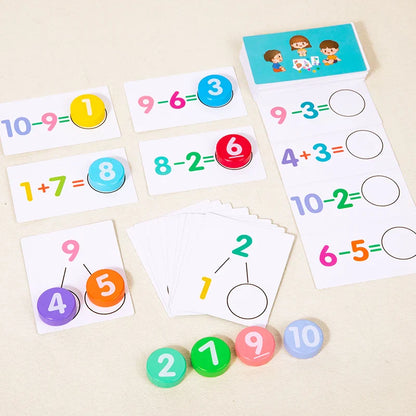 Children's Math Early Education Toy – Number Cognition & Mathematical Operations Learning Aids