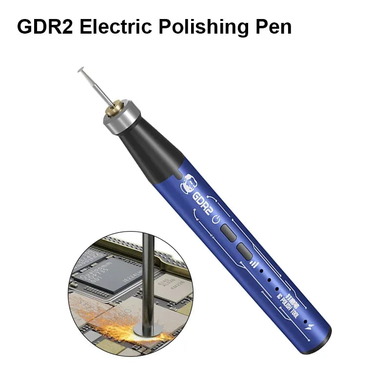 MECHANIC GDR2 Electric Polishing Pen — Multi-Function Tool for Mobile, PCB & CPU Repair
