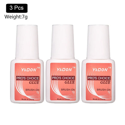 10g Fast Drying Nail Glue - Adhesive for False Nails, Glitter, Acrylic, Rhinestone Decoration, and Nail Extensions