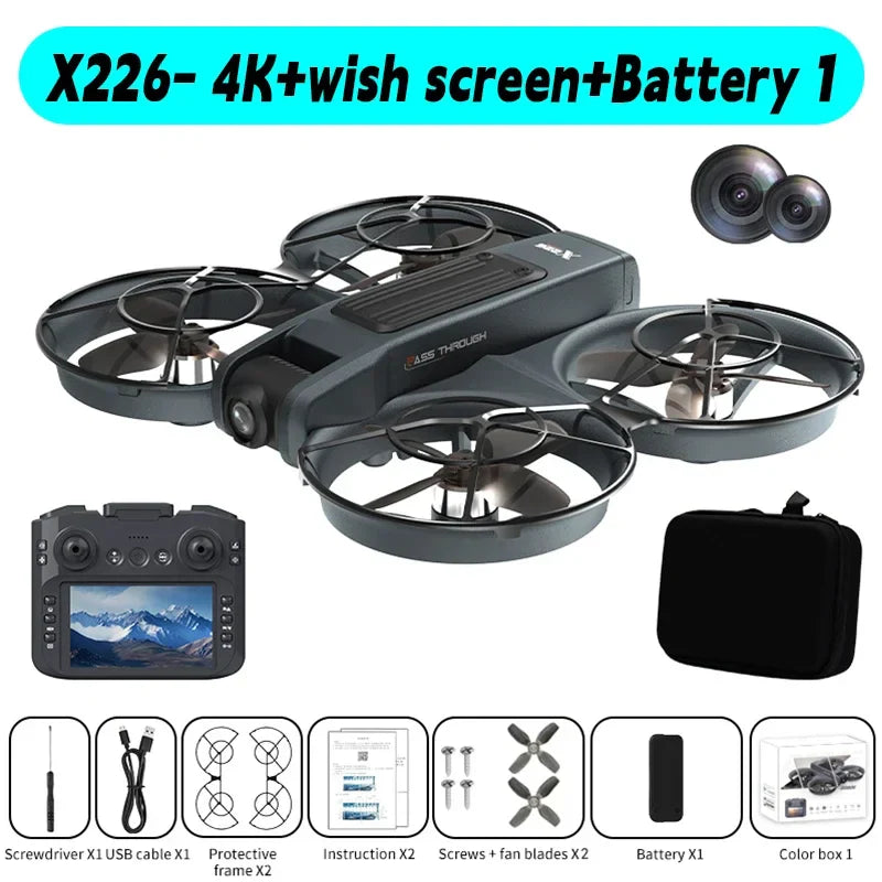 Xiaomi Drone X226/X226VR 8K HD Wide-Angle Camera WiFi FPV Foldable Quadcopter with Large Screen