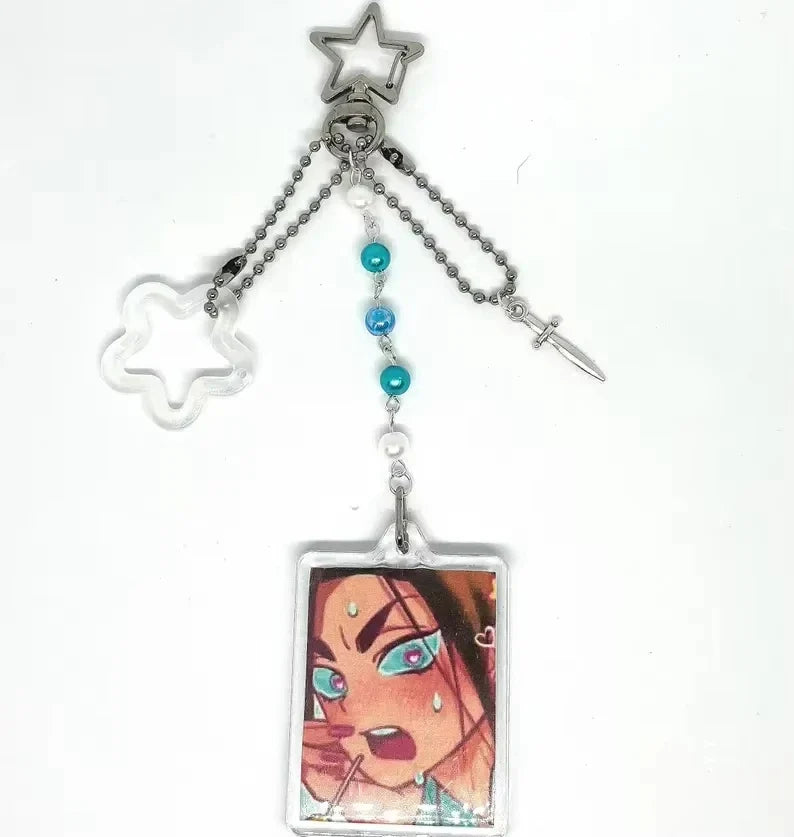Alien Stage Acrylic Matching Keychains - Luka Mizi Hyuna Ivan Keyrings for Backpacks, Phones & Christmas Gifts
