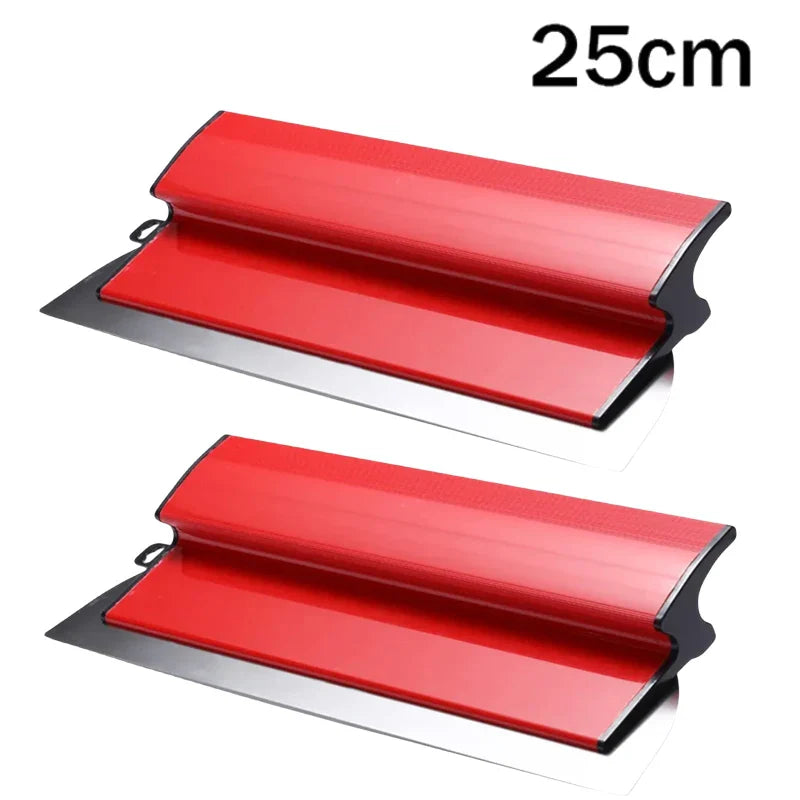 25cm/40cm Drywall Smooth Trowel Brush — Flexible Blade Spray Paint Finishing Putty Building Wall Material Tool