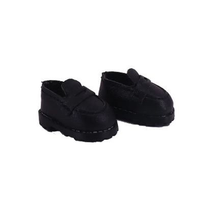 3.8cm Doll Canvas & Leather Shoes for 17cm Labubu Dolls – Cute Doll Clothes Accessories & Gift for Girls