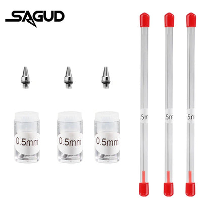 Airbrush Nozzle & Needle Replacement Kit – 0.2/0.3/0.5mm Repair Accessories for Various Airbrush Models