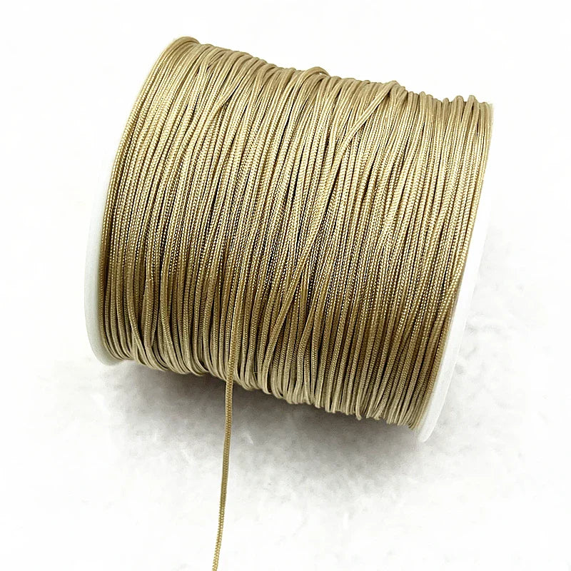 Nylon Macrame Cord Thread (0.4–1.5mm) – Braided DIY Bracelet, Beading & Tassel String