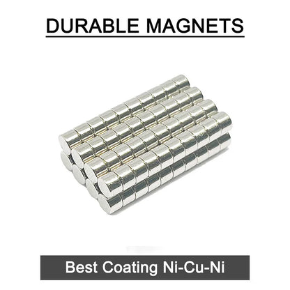 N35 Neodymium Disc Magnets 3x2mm - Strong Permanent Round Magnetic Mini Magnets