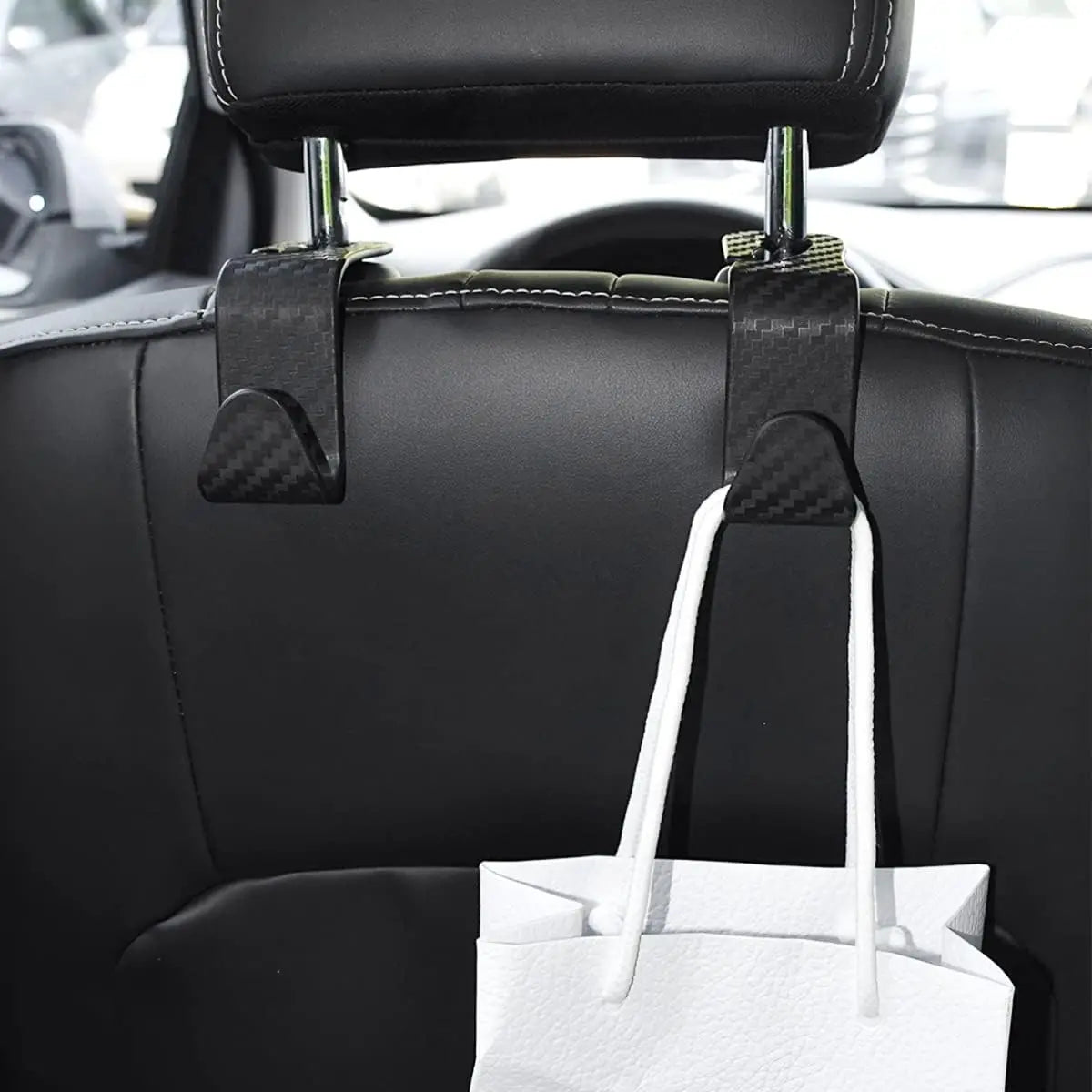 Car Back Seat Hook Phone Holder - Headrest Stand for iPhone, Samsung & All Phones