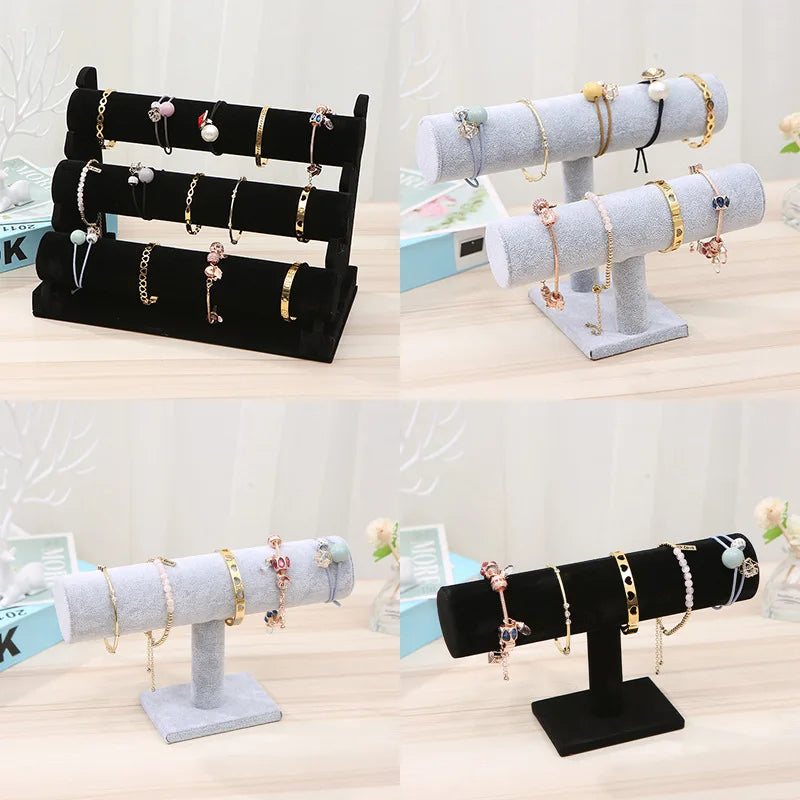 Velvet Bracelet & Watch Display Rack – Jewelry Storage & Display Props
