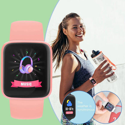 Multifunctional Y68 Smartwatch — Bluetooth Phone, Music, Fitness & Sports Tracker with Sleep Monitor for Men & Women, D20 Model