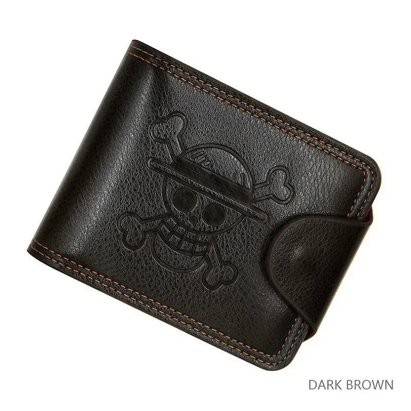 Men's Short Bifold Wallet – Slim Faux Leather Business Card Holder, Billfold Purse Clutch for ID & Credit Cards