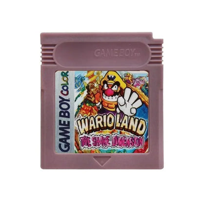 GBC 16-Bit Game Cartridge - Wario Land, Donkey Kong & Yoshi Compatible Game Card for GBC/GBA Consoles