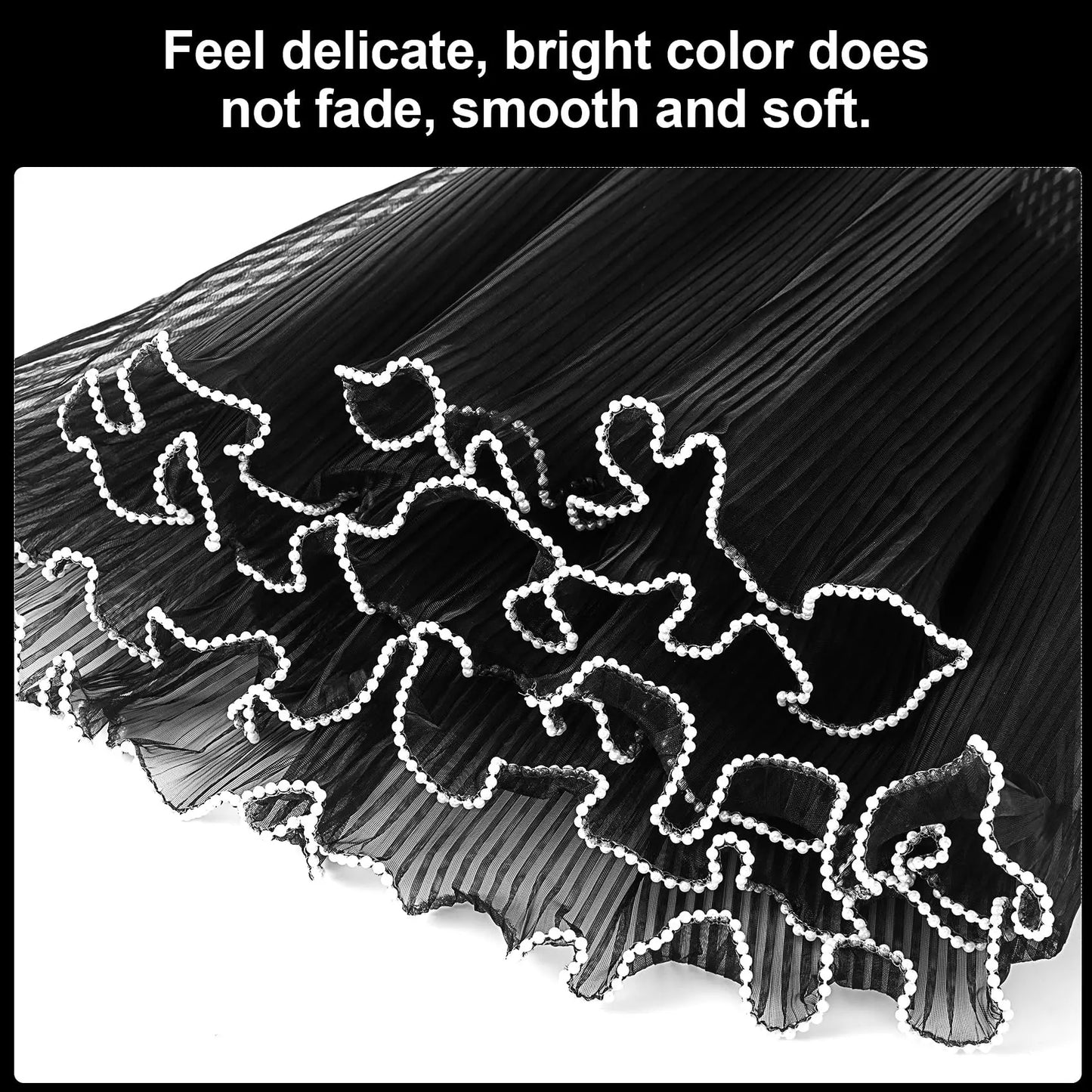 Black Flower Wrapping Paper with Pearl Edges – Florist Style Bouquet Wrap for Wedding & Gift Packaging
