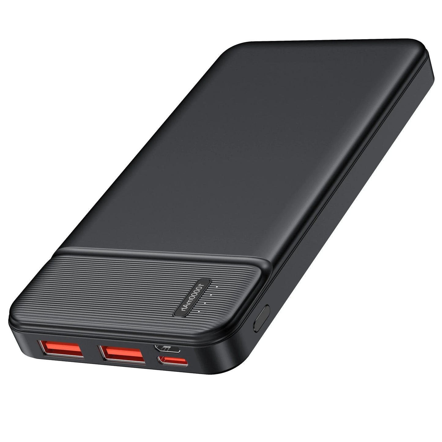 Portable 10000mAh Power Bank – PD 22.5W Battery Pack, Slim Design with 3 Outputs & 2 Inputs