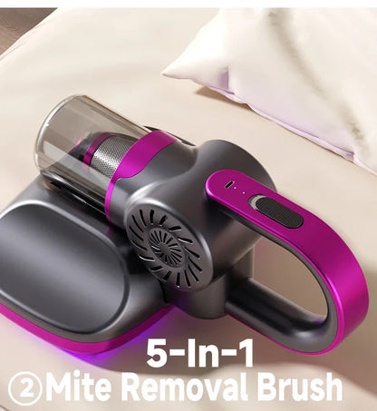 5 in 1 Cordless Handheld Vacuum Cleaner – Rechargeable Wireless Mini Vacuum & Air Gun for Home, Car & Pet Cleaning