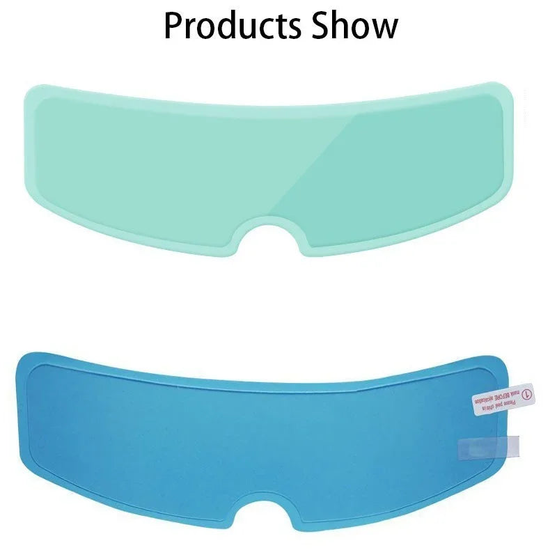 Universal Motorcycle Helmet Anti-Fog & Rainproof Film – Clear, Durable Nano Coating Sticker