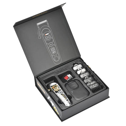 WMARK NG-130 Wireless Charging Hair Clipper – High Speed Professional Type-C Rechargeable Cutter with Charging Stand