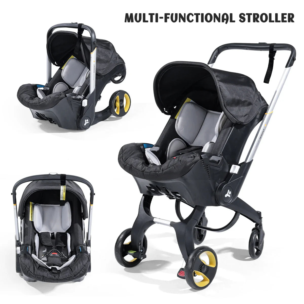 Portable Foldable Baby Stroller — Bidirectional Wagon for Easy Travel