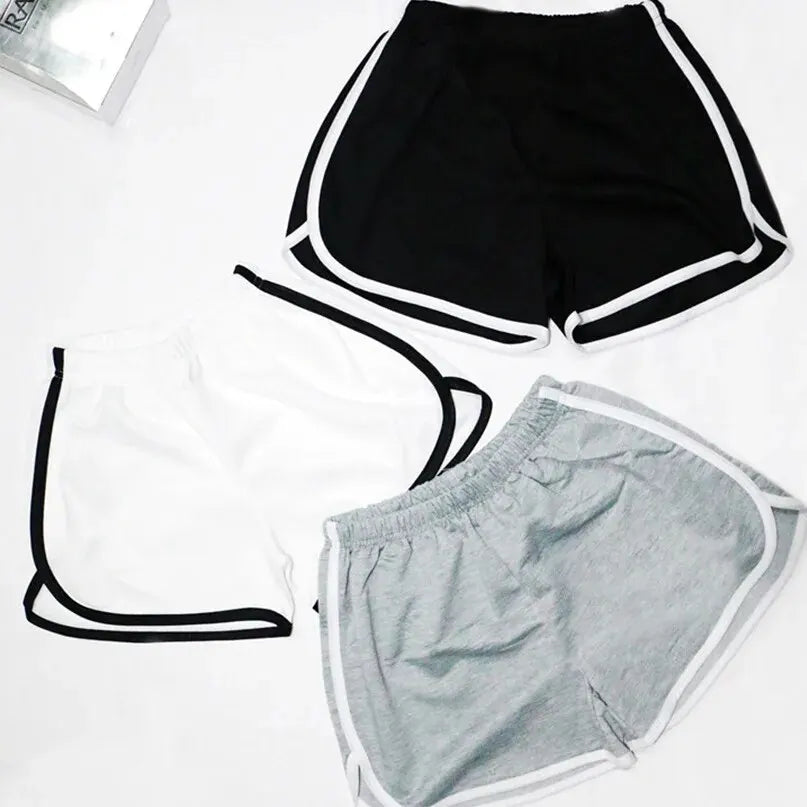 Women’s Elastic Quick-Dry Running Shorts – Loose Fit Summer Fitness & Leisure Lightweight Athletic Sportswear