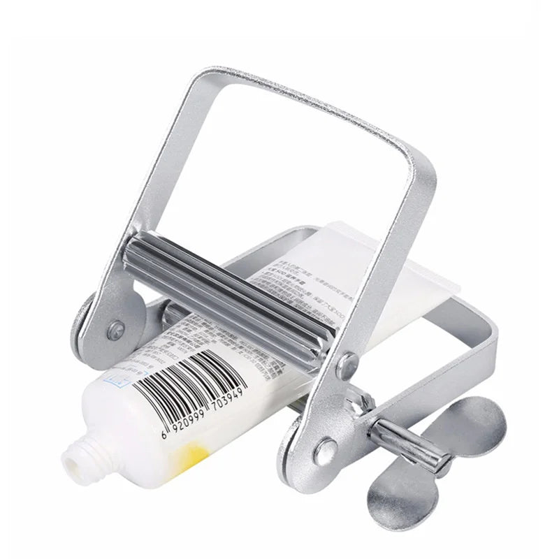 Rolling Squeezer Lazy Toothpaste Dispenser: Bathroom Accessories Set for Toothpaste, Hair Color Dye, Cosmetic Paint, and More
