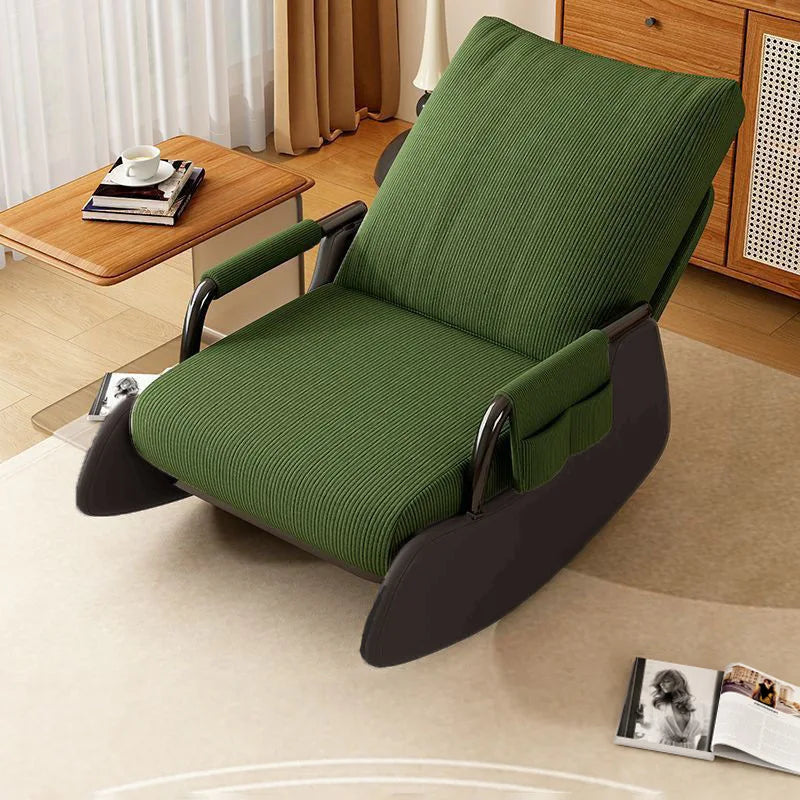 Ergonomic Adjustable Rocking Recliner Chair - Lazy Lounge Seat for Living Room & Balcony
