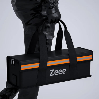 Zeee Lipo Safe Bag – Large Capacity Fireproof & Explosion-Proof Battery Storage Bag for Ebike & RC Parts