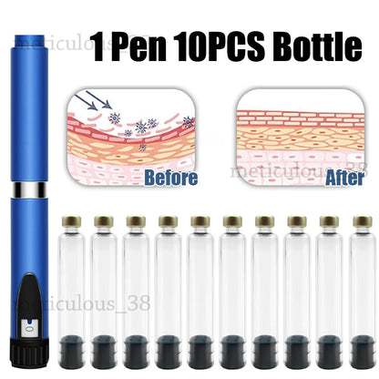 Magic Pen Tattoo Pen 3ml Empty Cartridge Kit — Cassette Bottle for Lilly Insulin Pen, Medical Aesthetic Use, Individually Packaged
