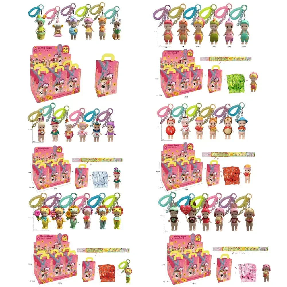 Candy House Keychain Blind Box – Cute Handmade Doll Bag Pendant for Girls