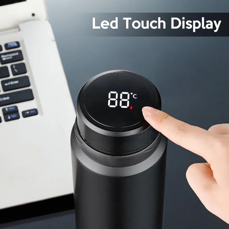 1000ML Smart Thermos Bottle with Temperature Display – Intelligent Vacuum Flask for Hot & Cold Water, Tea, Coffee