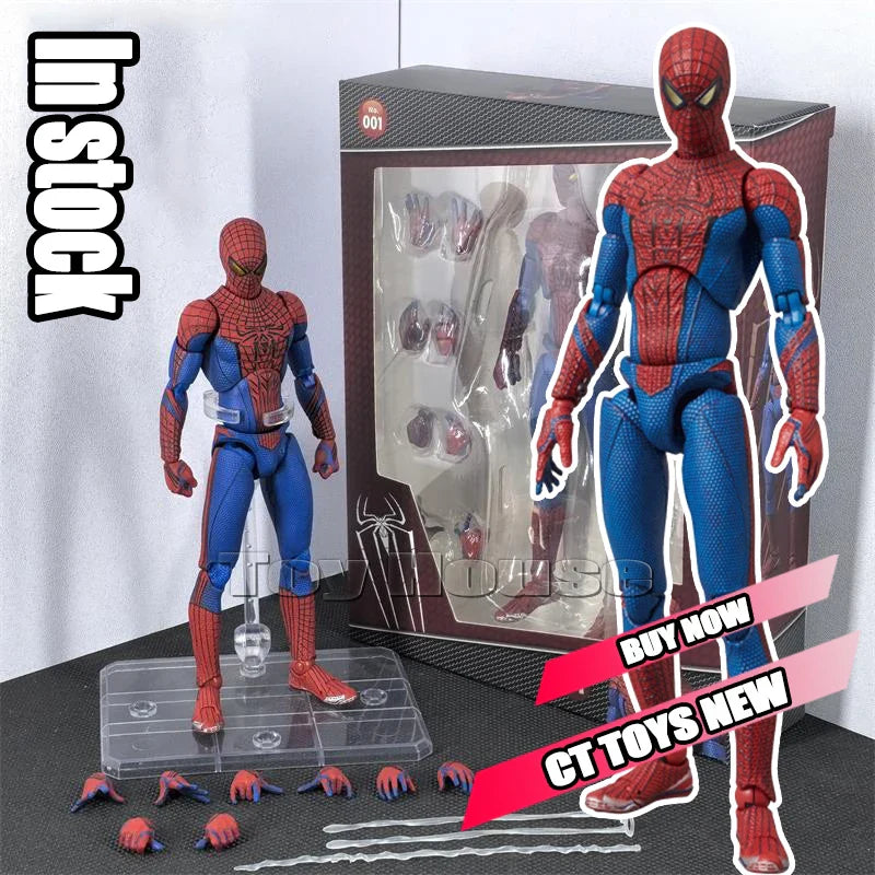 Ct Toys Spiderman Mafex 143 Ben Reilly Comic Version – The Amazing Spider-Man Anime Action Figure, Collectible Toy Gift