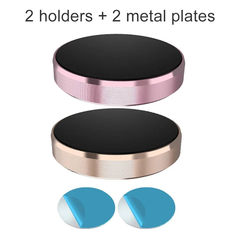 Universal Magnetic Car Phone Holder — Dashboard & Wall Mount Stand for iPhone, Xiaomi, Huawei, Samsung